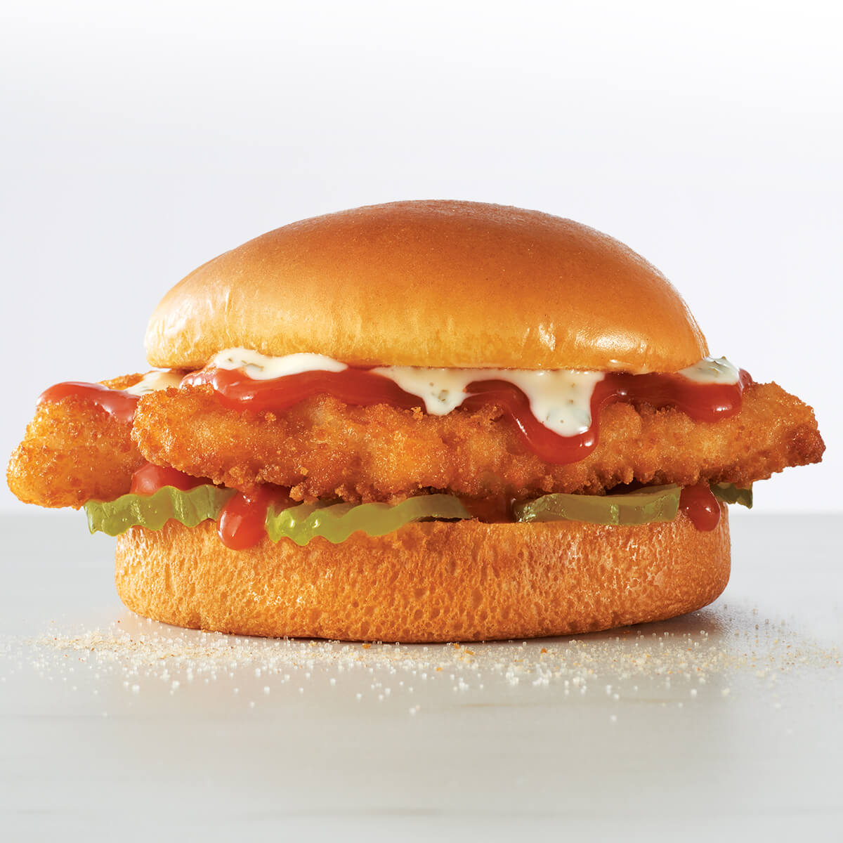 Cluckin’ Hot Chicken Tender Sandwich